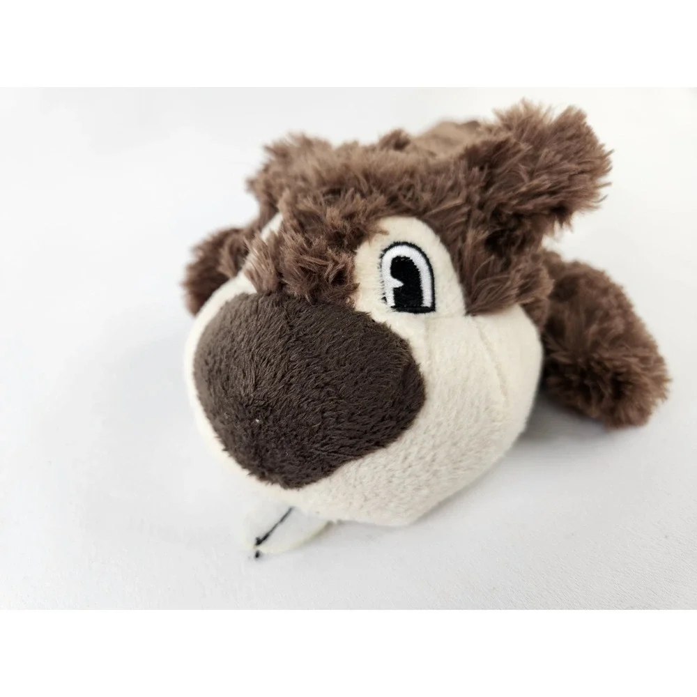 Think Dog Beaver Squirrel Plush Toy Large Tug Toss Fetch Dog Rope Squeaker Tail‎